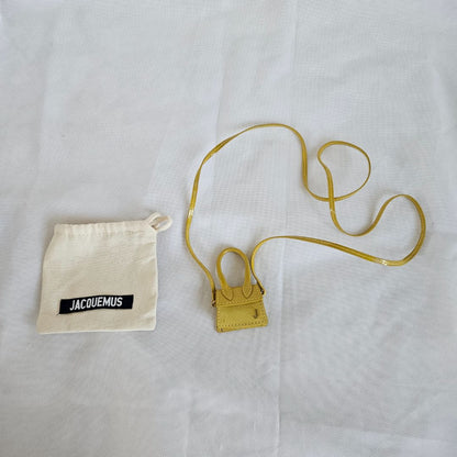 Jacquemus Le Petite Chiquito yellow crossbody bag
