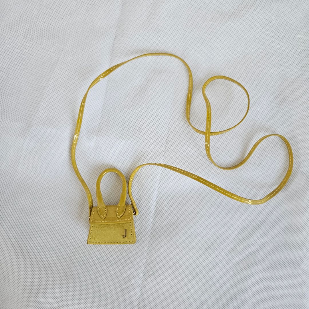 Jacquemus Le Petite Chiquito yellow crossbody bag