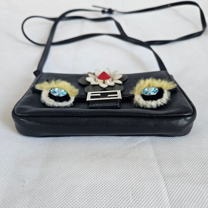 Fendi Monster Micro Leather Baguette bag