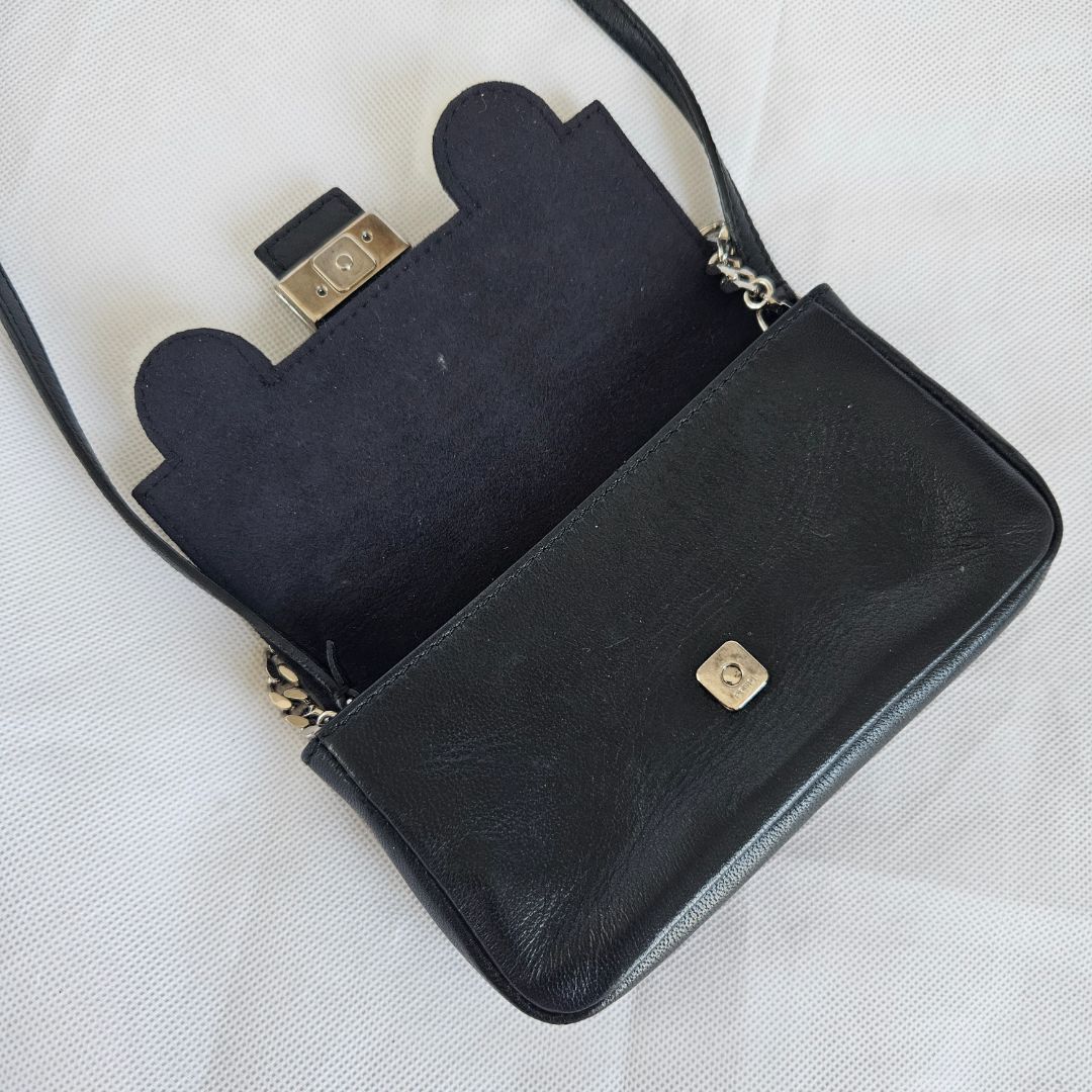 Fendi Monster Micro Leather Baguette bag