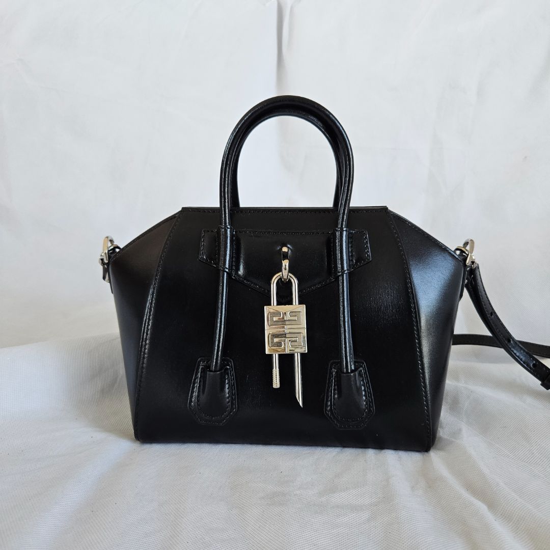 Givenchy Small Black Antigona Shoulder Bag