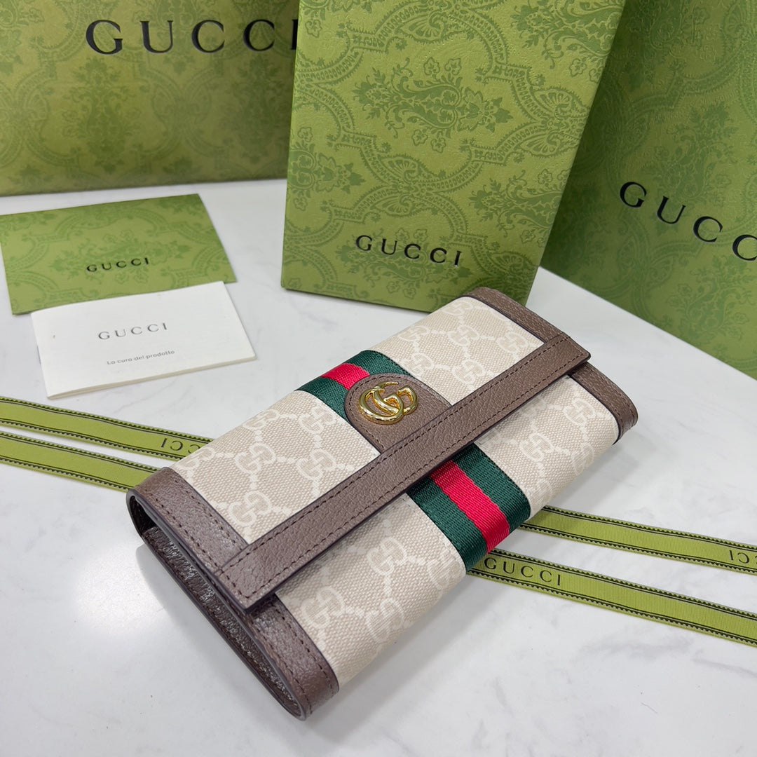 Gucci Ophidia Gg Continental Wallet