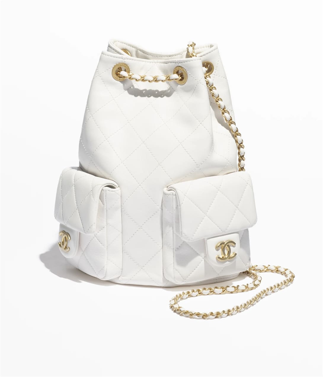 Chanel Cruise 2024/25 Backpack(White)