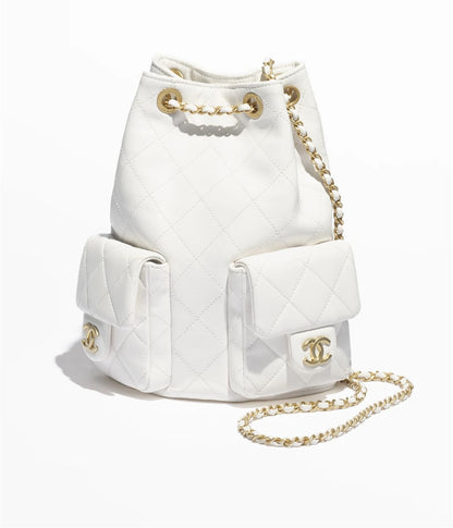 Chanel Cruise 2024/25 Backpack(White)