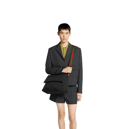 GUCCI  Medium GG crossbody bag with Web