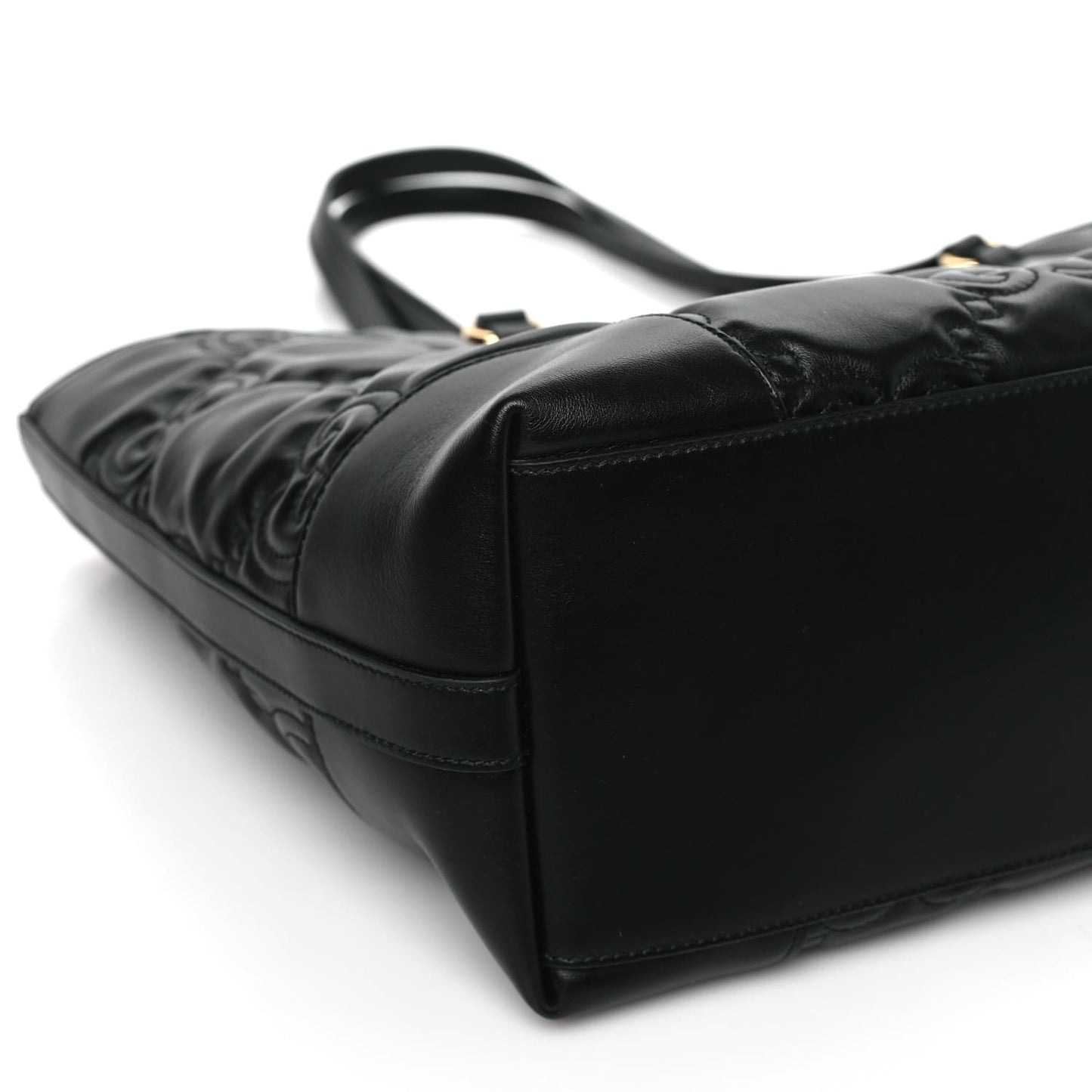 Gucci  Calfskin GG Matelasse Medium Ophidia Shopping Tote Black