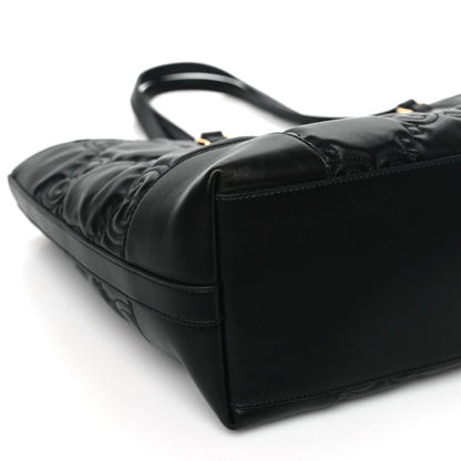 Gucci  Calfskin GG Matelasse Medium Ophidia Shopping Tote Black