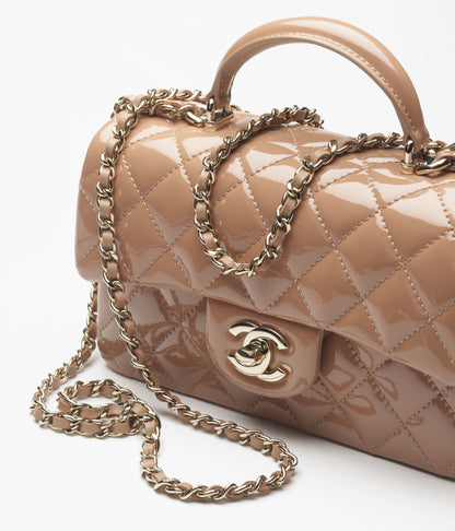 CHANEL Mini Classic Handbag With Top Handle