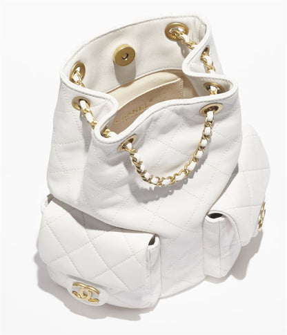 Chanel Cruise 2024/25 Backpack(White)