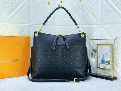 Louis Vuitton MAIDA HOBO MONOGRAM EMPREINTE LEATHER IN BLACK