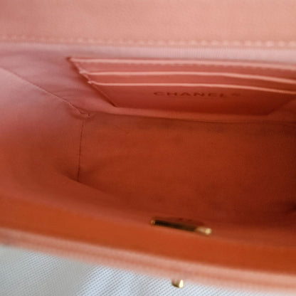 Chanel quilted CC GHW chain shoulder bag 2 way vanity crossbody bag