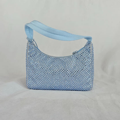 Prada Re-Edition crystal-embellished mini bag