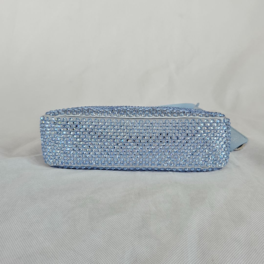 Prada Re-Edition crystal-embellished mini bag