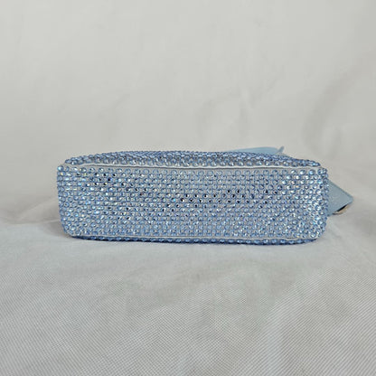 Prada Re-Edition crystal-embellished mini bag