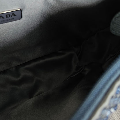 Prada Re-Edition crystal-embellished mini bag