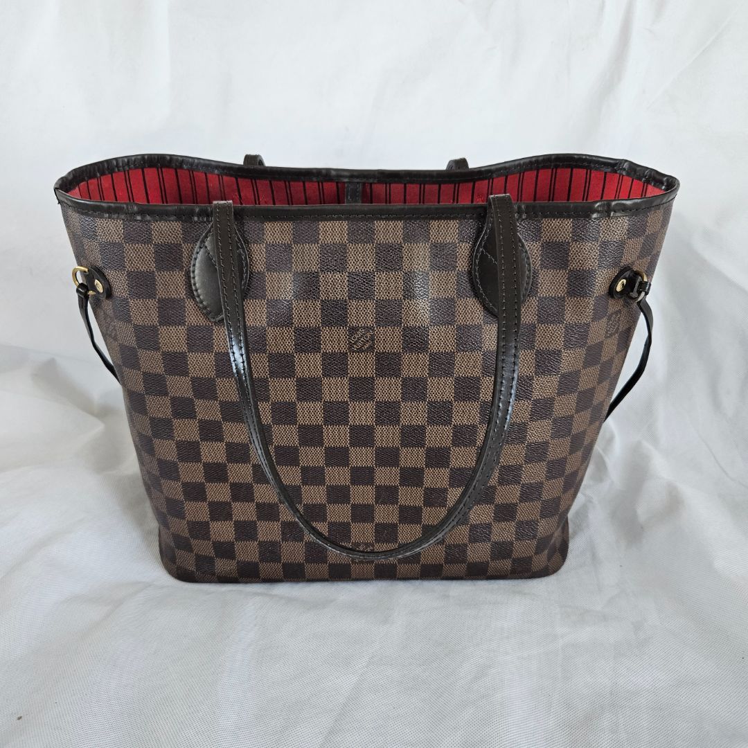 Louis Vuitton damier neverfull MM tote bag