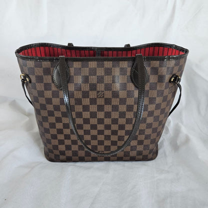 Louis Vuitton damier neverfull MM tote bag