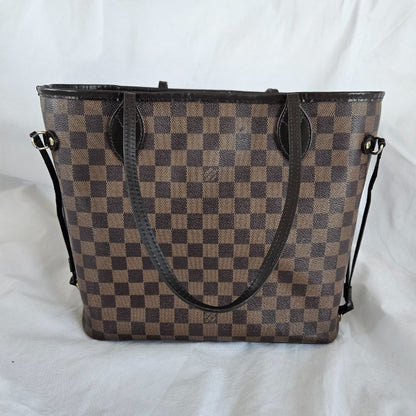 Louis Vuitton damier neverfull MM tote bag