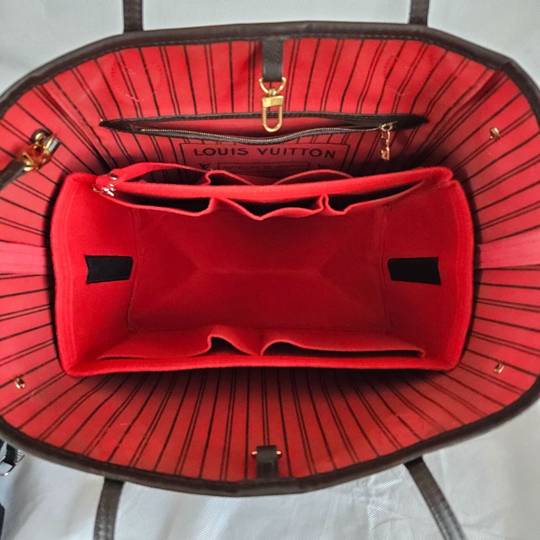 Louis Vuitton damier neverfull MM tote bag