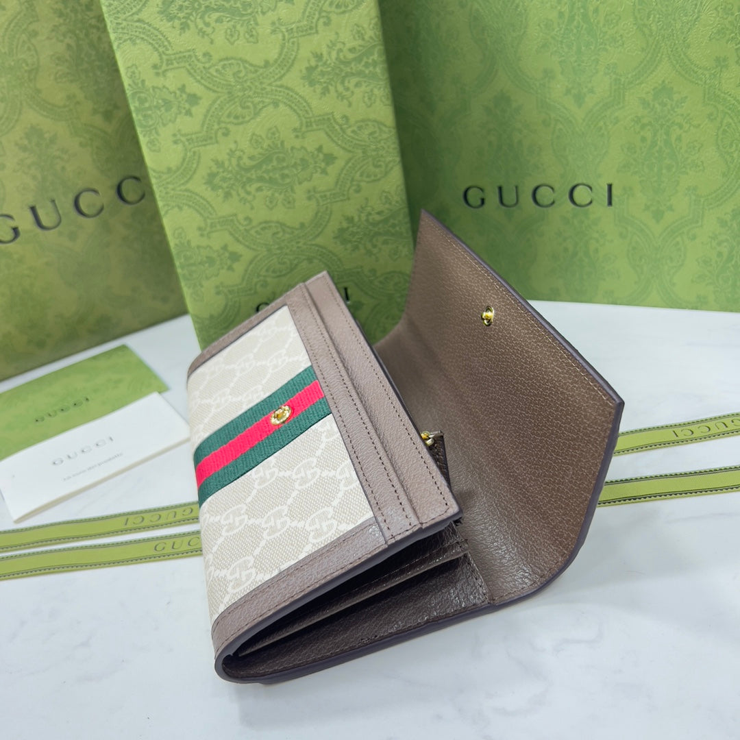 Gucci Ophidia Gg Continental Wallet