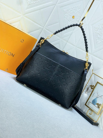 Louis Vuitton MAIDA HOBO MONOGRAM EMPREINTE LEATHER IN BLACK