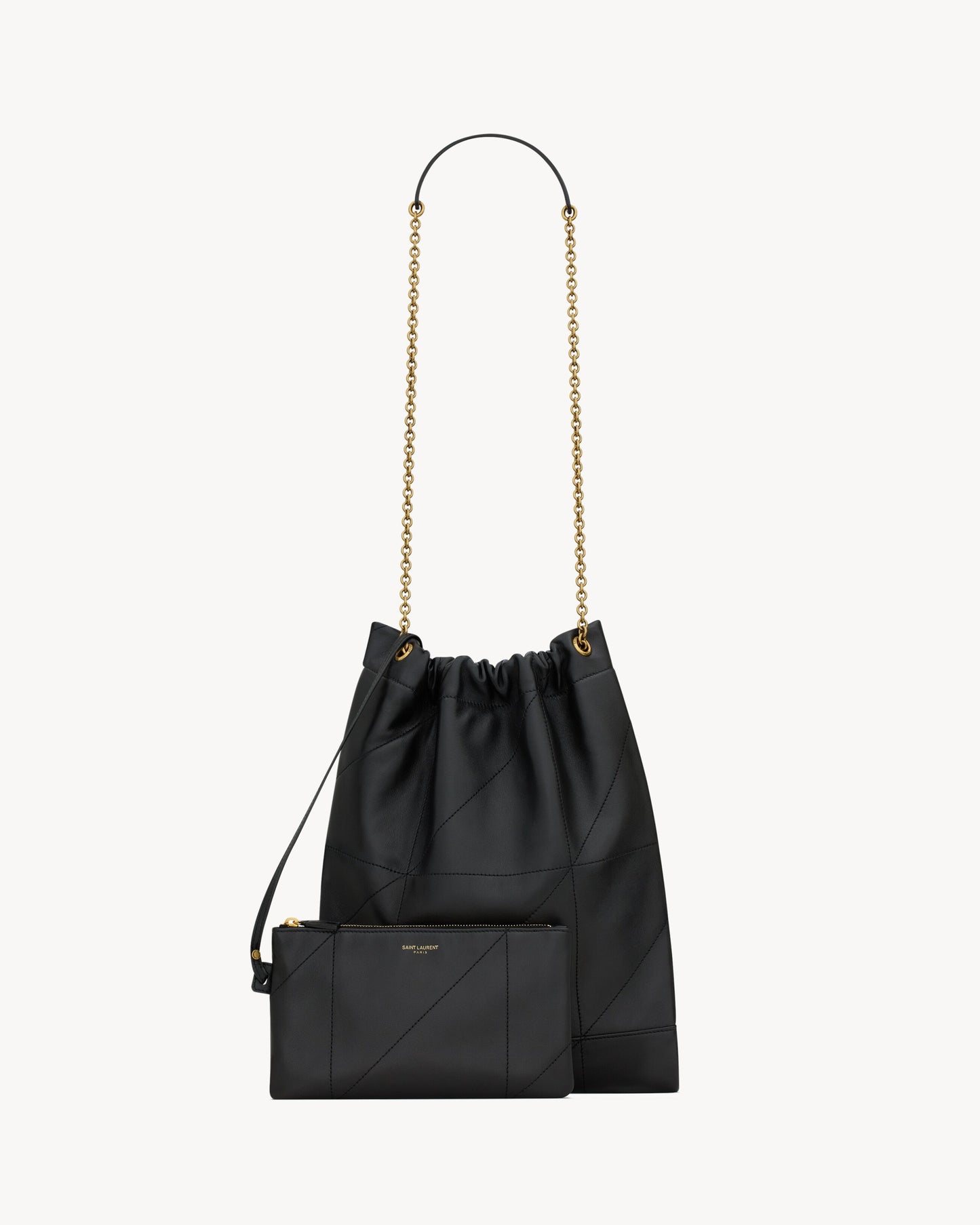 SAINT LAURENT JAMIE 4.3 POCHON aus Lammleder