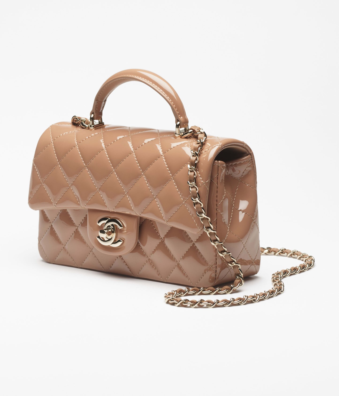 CHANEL Mini Classic Handbag With Top Handle