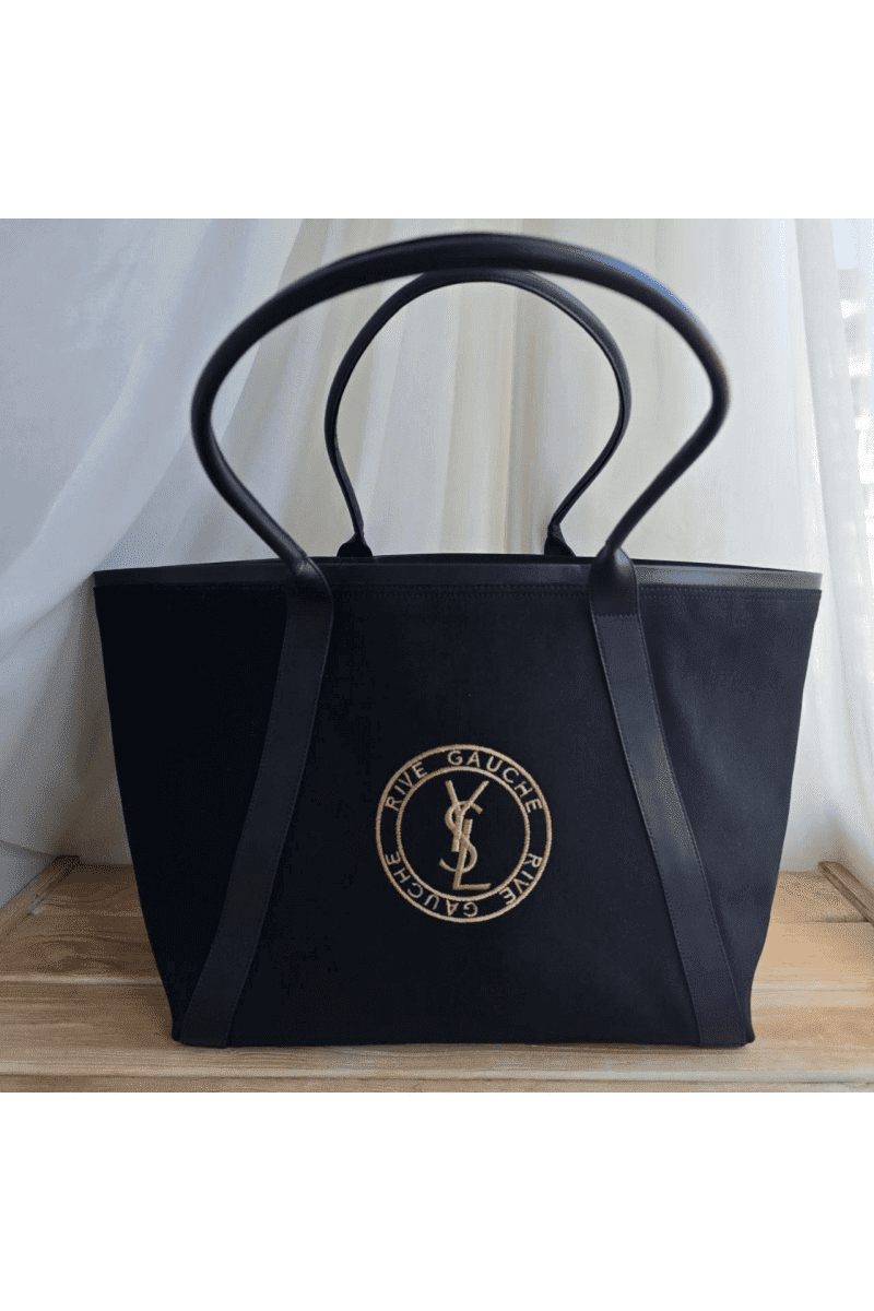 Saint Laurent RIVE GAUCHE tote bag in canvas