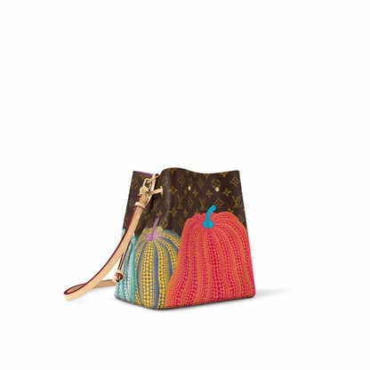 Louis Vuitton X YK Pumpkin Prin Néonoé MM M46473
