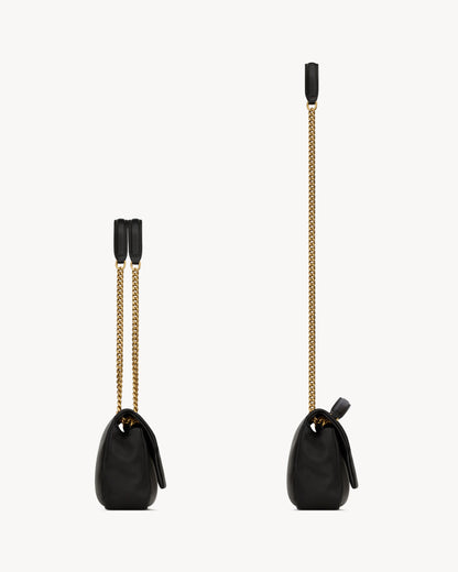 Saint Laurent Calypso in plunged lambskin