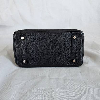 Hermès 25 Birkin Black Togo Leather with Rose Gold Hardware