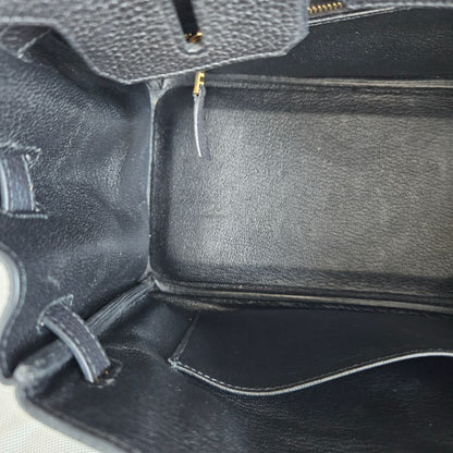 Hermès 25 Birkin Black Togo Leather with Rose Gold Hardware