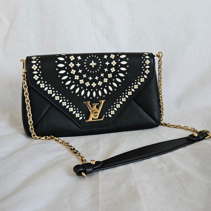 Louis Vuitton Limited Edition Love Note Peroforated Stud Flower Bag