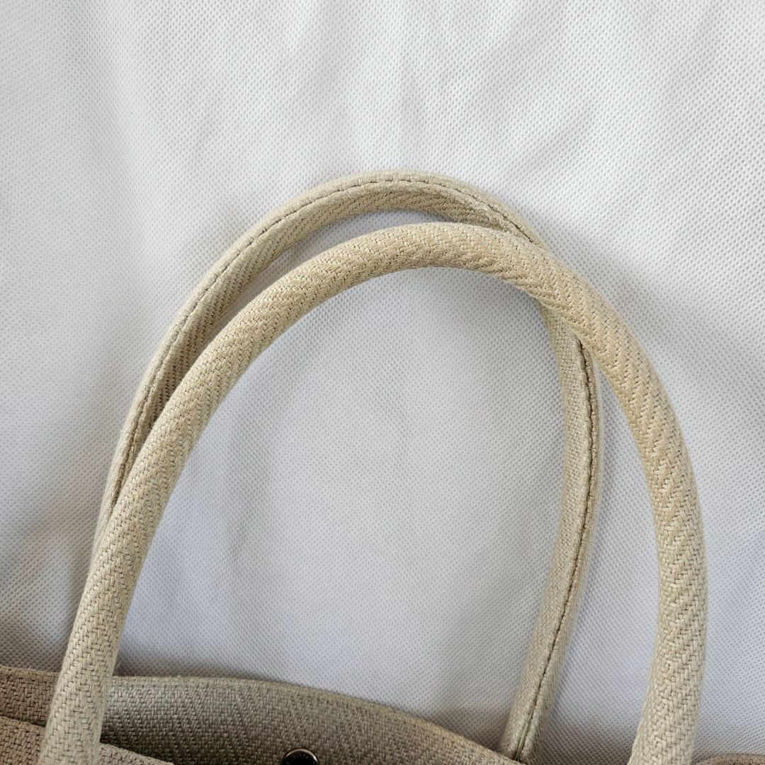 Saint Laurent Rive Gauche Tote Bag in Linen and Leather