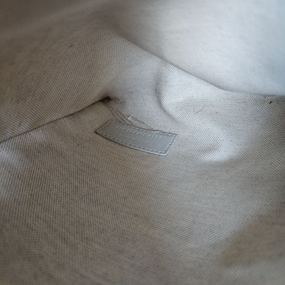 Saint Laurent Rive Gauche Tote Bag in Linen and Leather