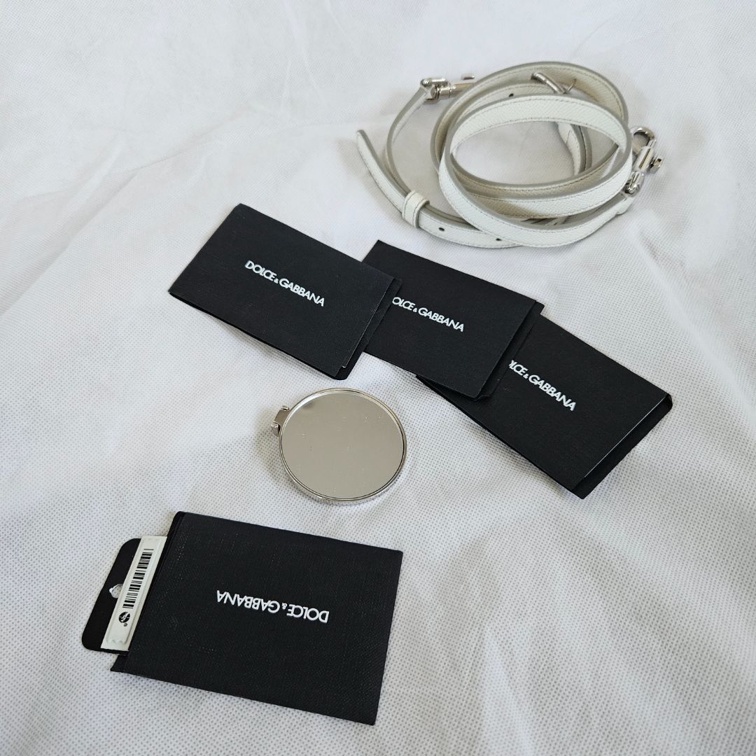 Dolce & Gabbana Yacht Boat Wooden DOLCE BOX Bag in White and Black