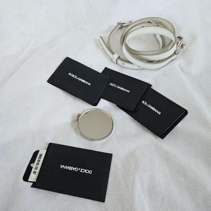 Dolce & Gabbana Yacht Boat Wooden DOLCE BOX Bag in White and Black