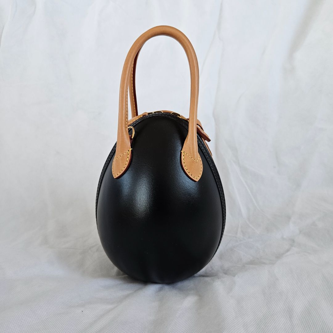 Louis Vuitton Monogram Canvas and Leather Egg Bag