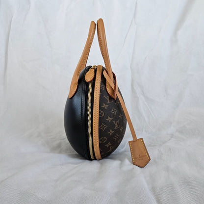 Louis Vuitton Monogram Canvas and Leather Egg Bag