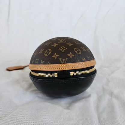 Louis Vuitton Monogram Canvas and Leather Egg Bag