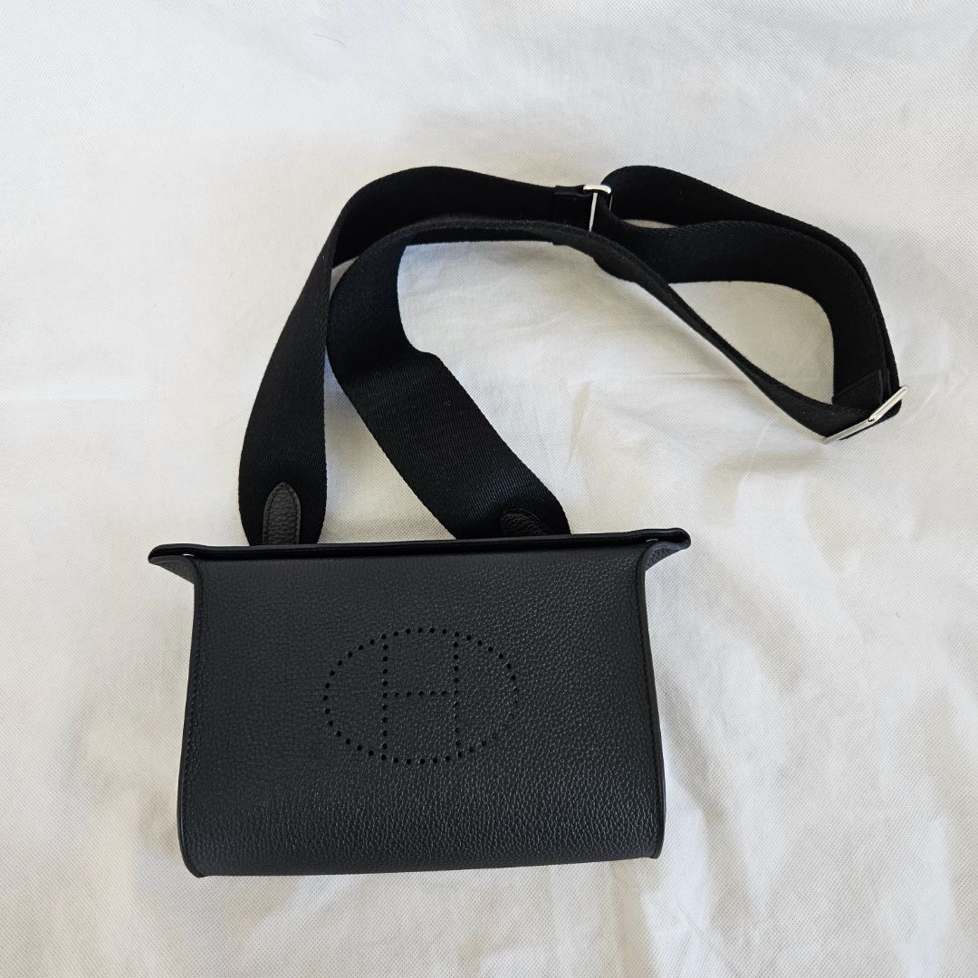 Hermès Videpoches Noir Togo Leather