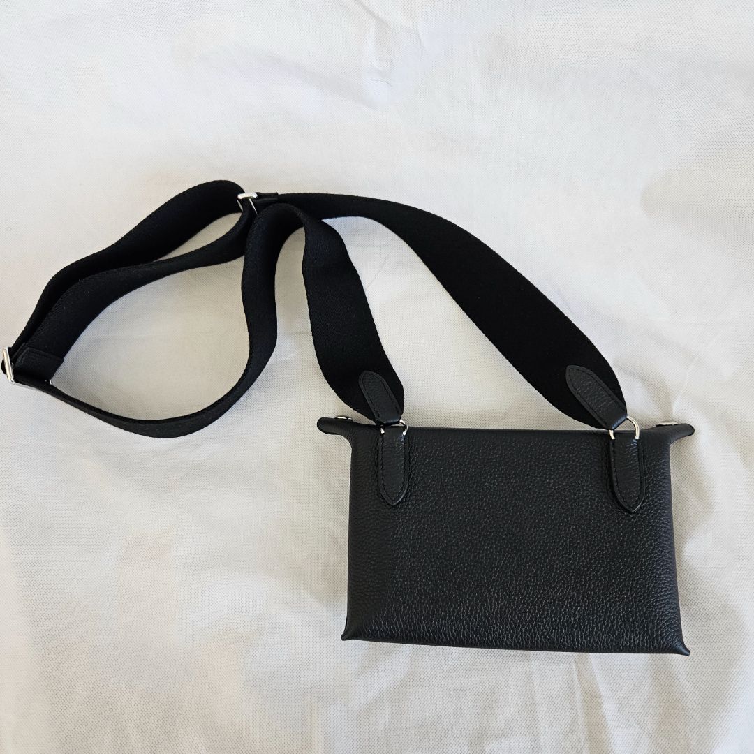 Hermès Videpoches Noir Togo Leather