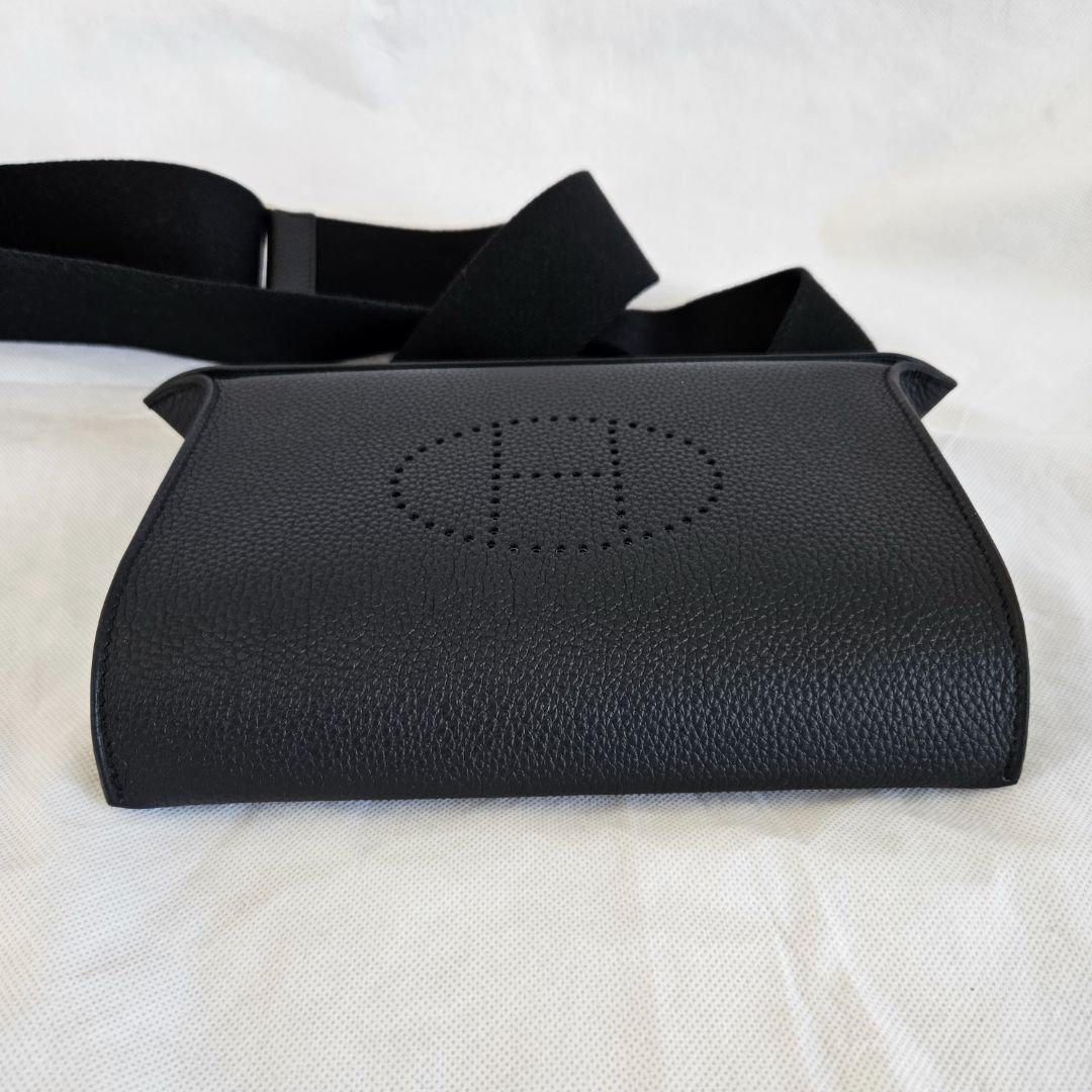 Hermès Videpoches Noir Togo Leather