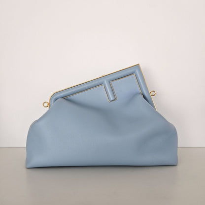 Fendi Blue Fendi First Clutch Bag