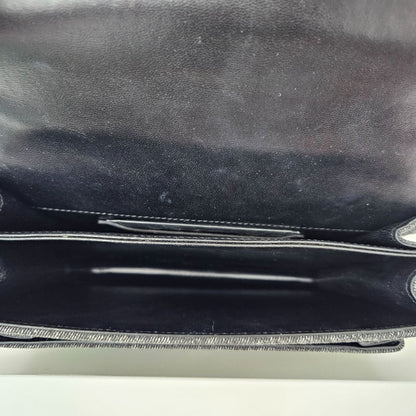 Saint Laurent Grey Denim Sunset Bag