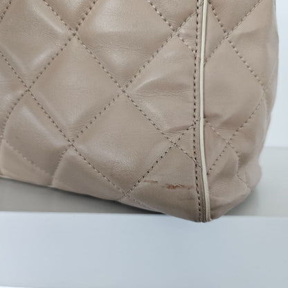 Chanel Lambskin Portobello Tote Beige Bag
