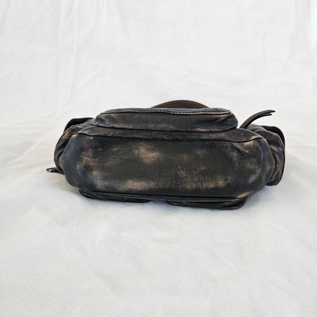 Miu Miu Brown Leather Pocket handbag