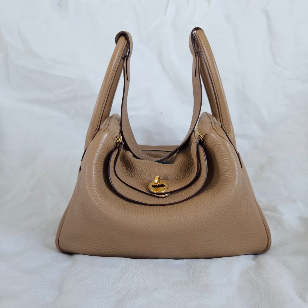 Hermès Chai Lindy 30 Togo Leather Bag
