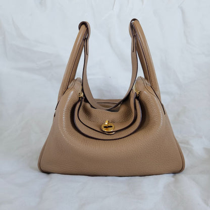 Hermès Chai Lindy 30 Togo Leather Bag
