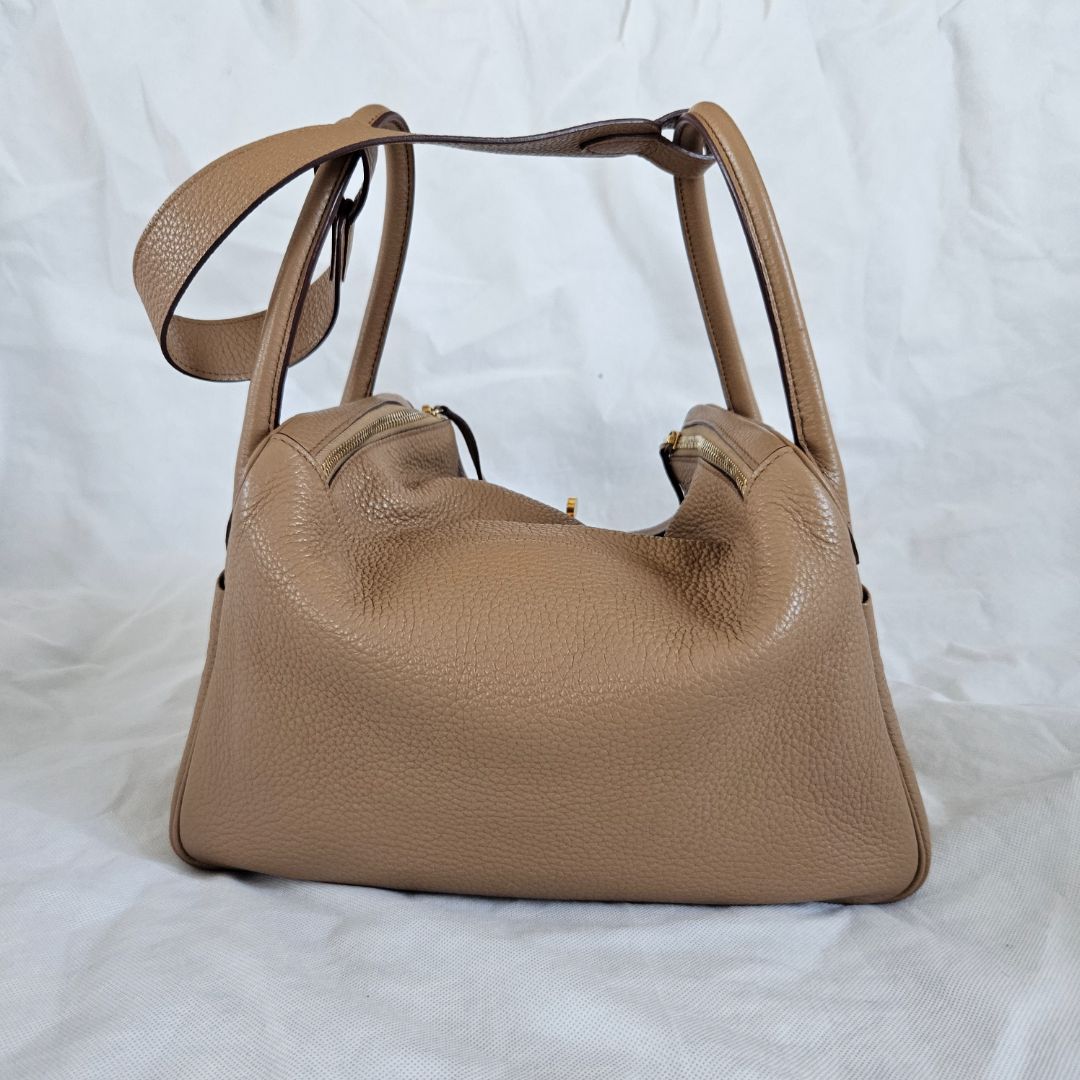 Hermès Chai Lindy 30 Togo Leather Bag
